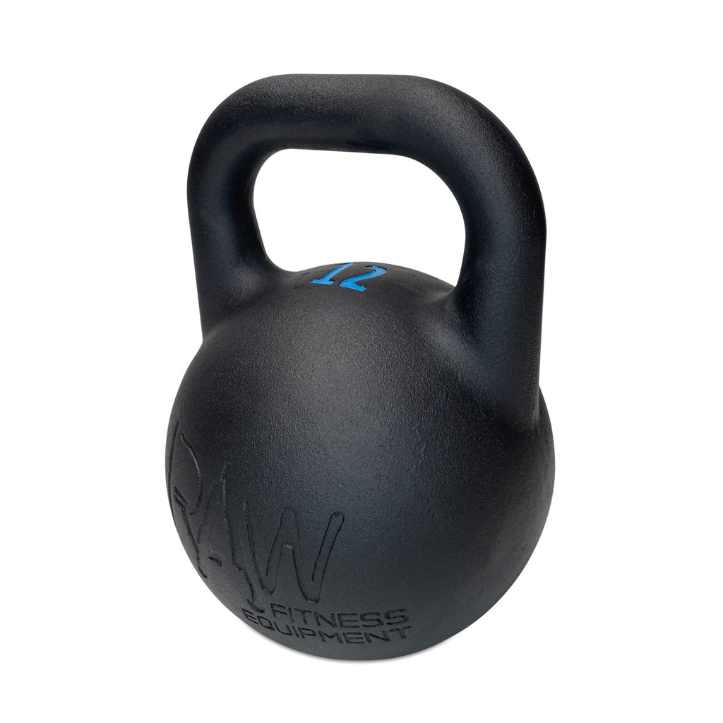 Kettlebell Competition Premium Black - 12KG - RAW Fitness Equipment