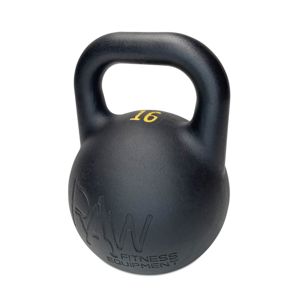 Kettlebell Competition Premium Black - 16KG - RAW Fitness Equipment