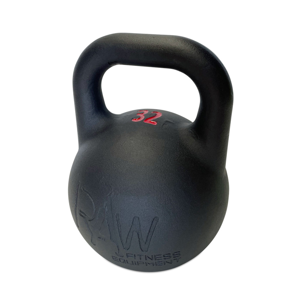 Kettlebell Competition Premium Black - 32KG - RAW Fitness Equipment