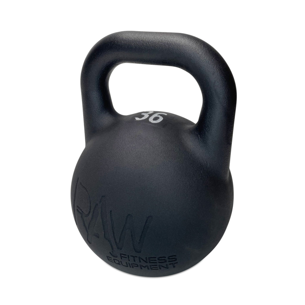 Kettlebell Competition Premium Black - 36KG - RAW Fitness Equipment