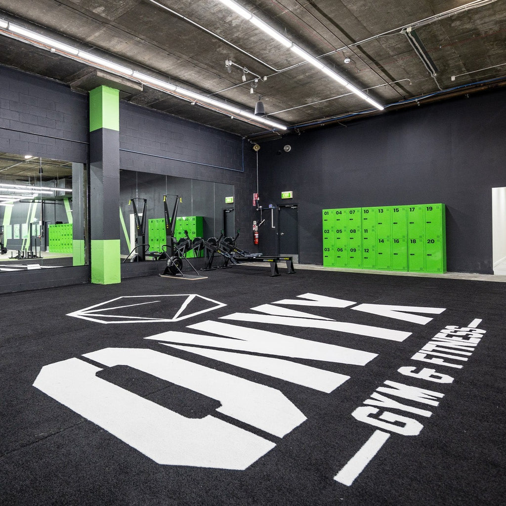 Custom Gym Sled Astro Turf At ONYX Gym - RAW Fitness Equipment