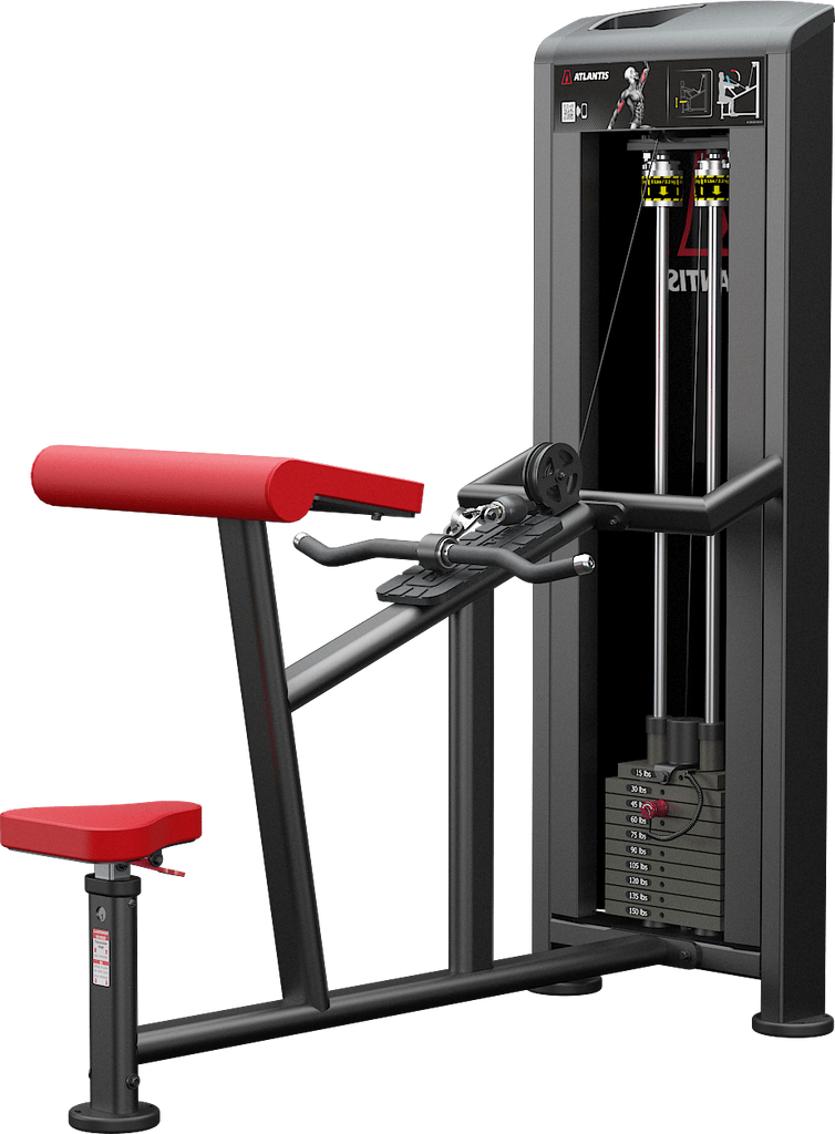 Atlantis Strength Seated Horizontal Biceps Curl Machine Model B158