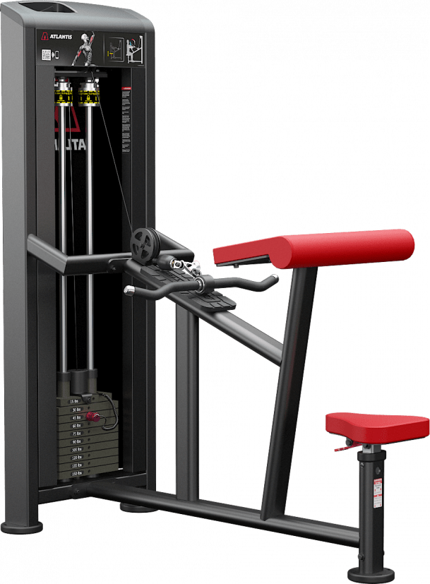 Atlantis Strength Seated Horizontal Biceps Curl Machine Model B158