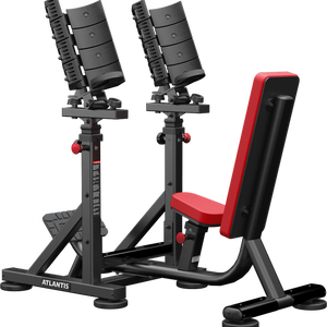 Atlantis Strength Straight Dumbbell Bench With Pivots Model E548