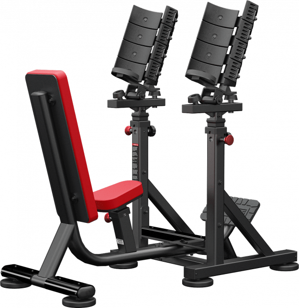 Atlantis Strength Straight Dumbbell Bench With Pivots Model E548