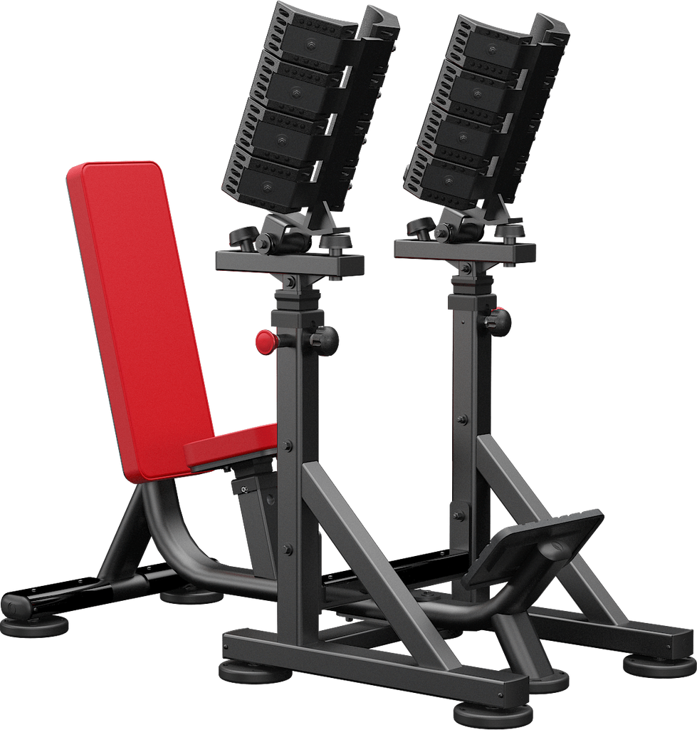 Atlantis Strength Straight Dumbbell Bench With Pivots Model E548