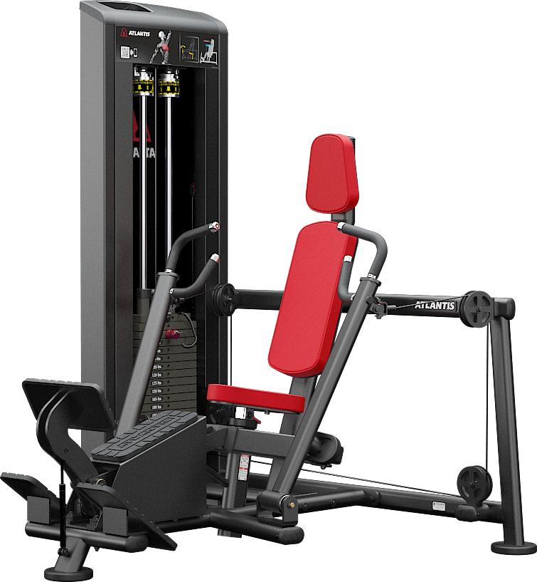 Atlantis Strength Seated Converging Chest Press Machine Model P140