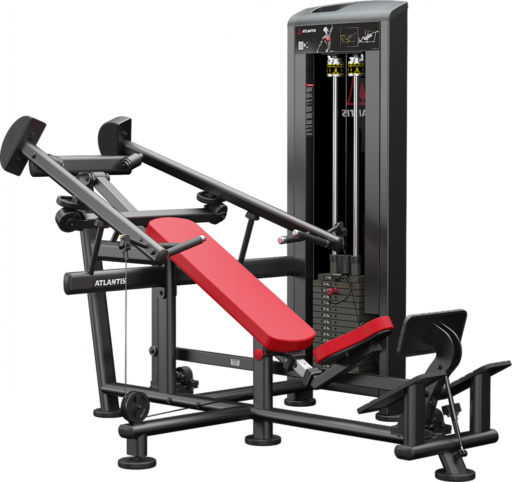 Atlantis Strength Incline Converging Chest Press Machine Model P143