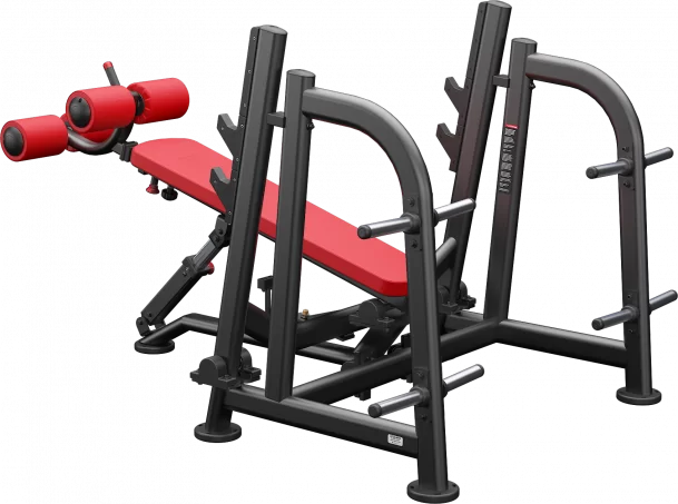Atlantis Strength Olympic Flat  And Decline Bench Press With Pivot Model P339