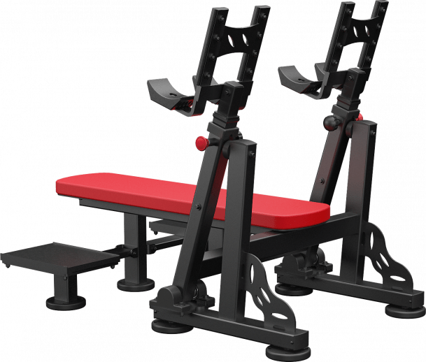 Atlantis Strength Flat Dumbbell Bench With Pivots Model P537