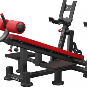 Atlantis Strength Decline Dumbbell Bench With Pivots Model P539