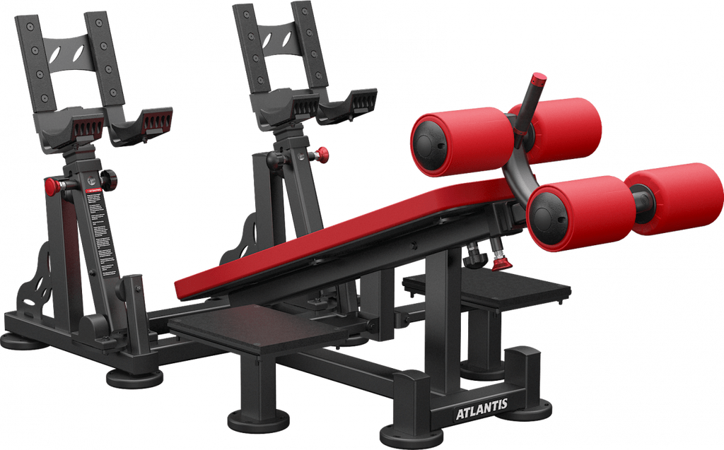 Atlantis Strength Decline Dumbbell Bench With Pivots Model P539
