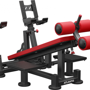 Atlantis Strength Decline Dumbbell Bench With Pivots Model P539