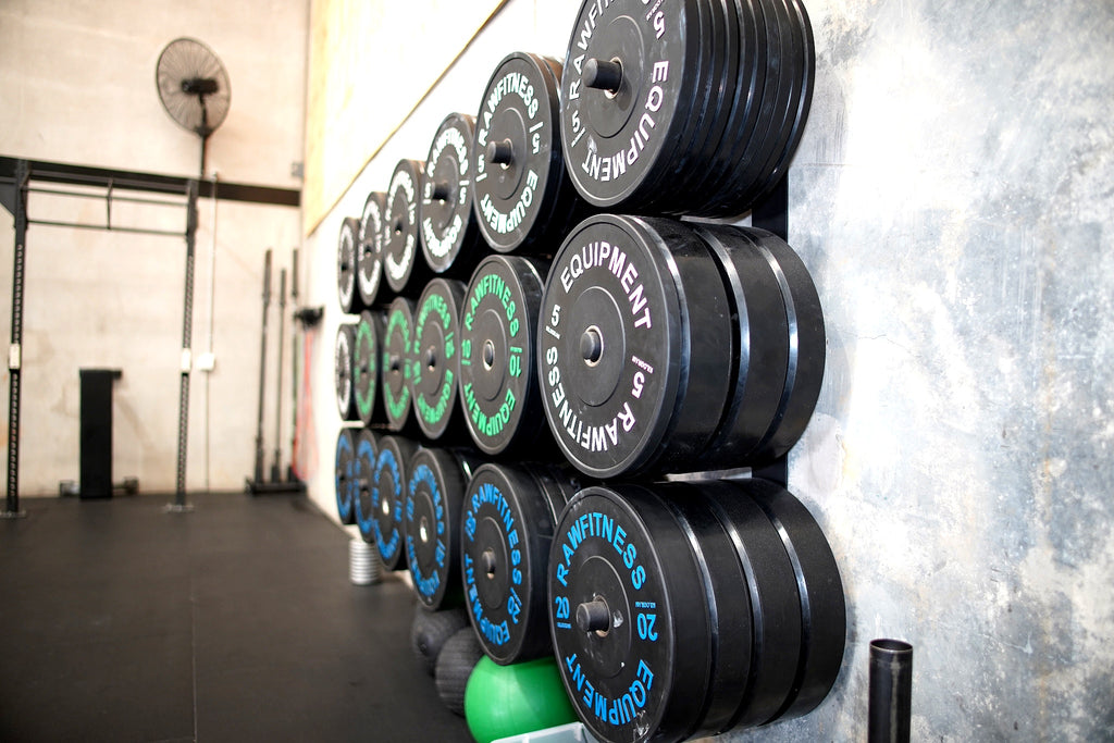 Bumper Plates 20kg Pair - Premium Black Rubber Olympic Plates
