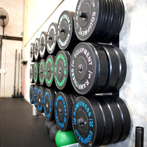 Bumper Plates 20kg Pair - Premium Black Rubber Olympic Plates