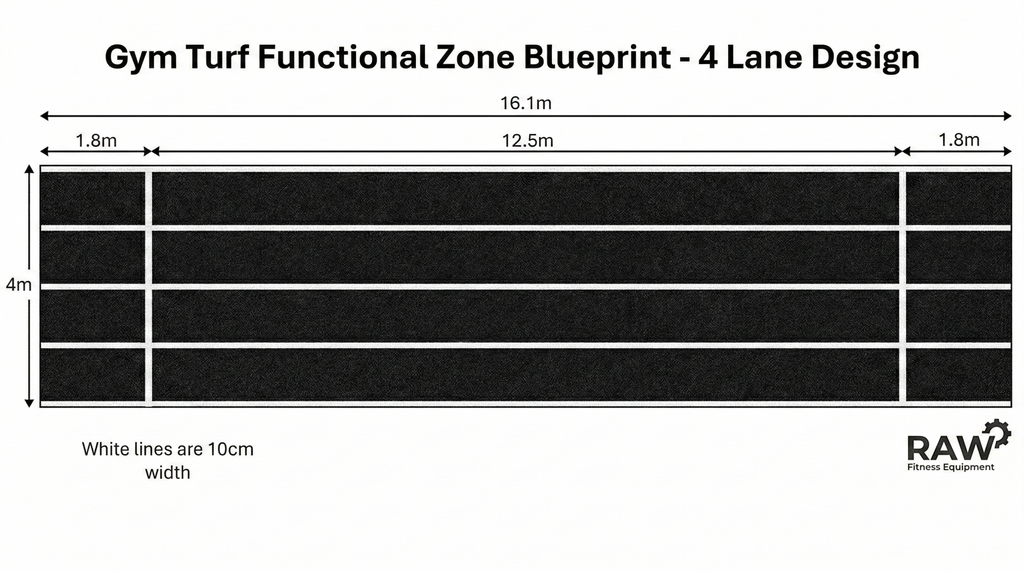 Custom Gym Sled Turf