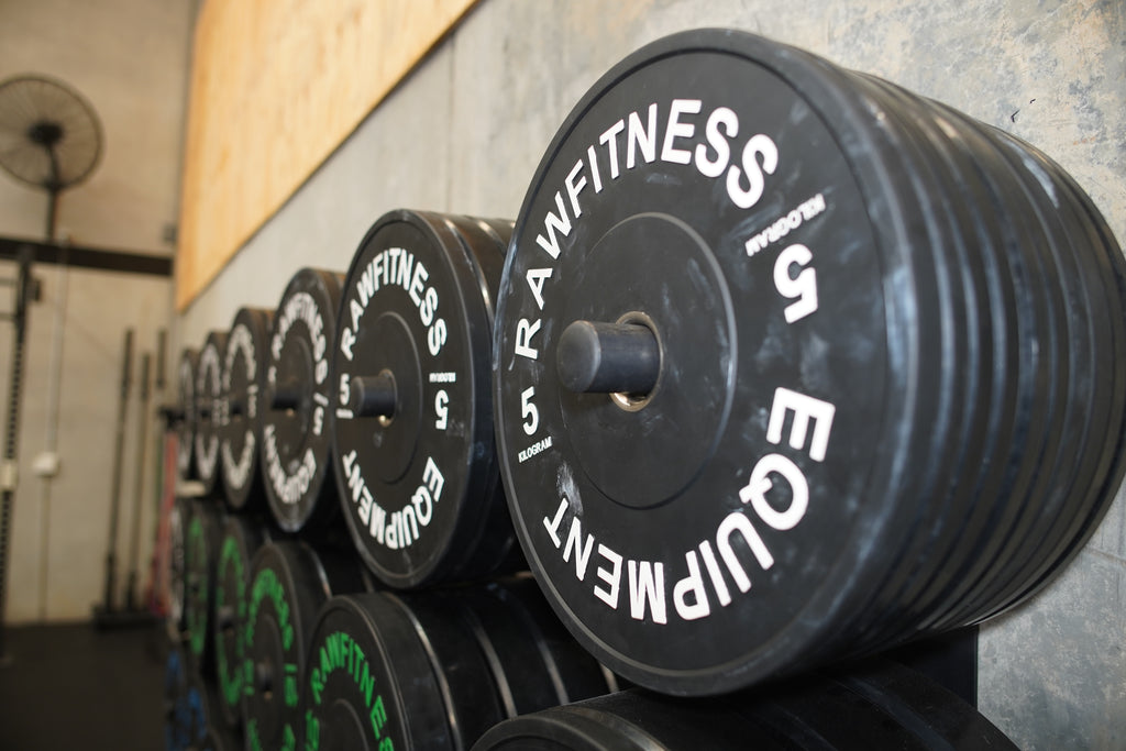 Bumper Plates Set 150kg - Premium Black Rubber Olympic Plates