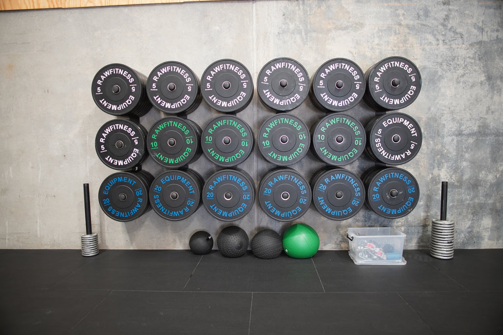Bumper Plates 20kg Pair - Premium Black Rubber Olympic Plates