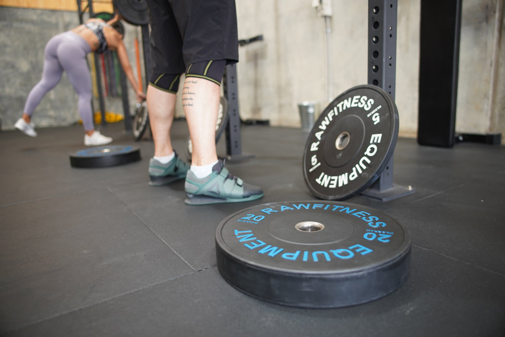 Bumper Plates 20kg Pair - Premium Black Rubber Olympic Plates