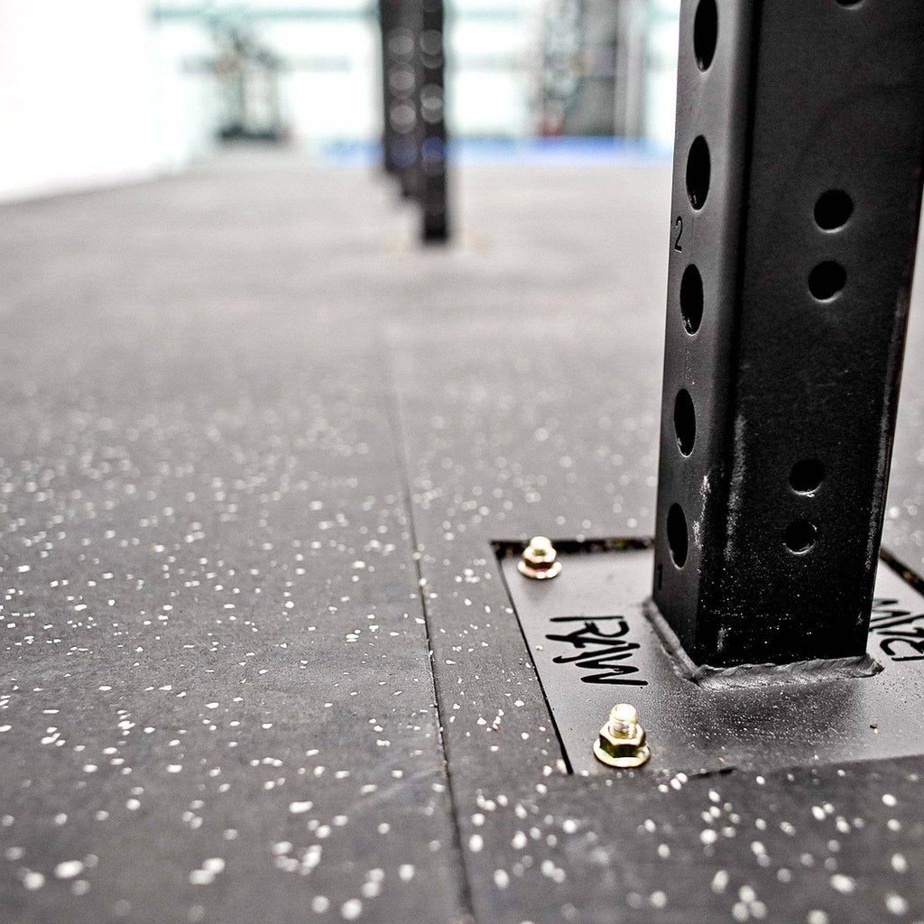 Gym Flooring Tiles Premium EPDM Rubber Grey Fleck