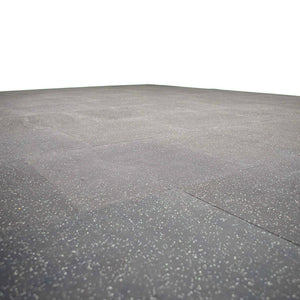 Gym Flooring Tiles Premium EPDM Rubber Grey Fleck