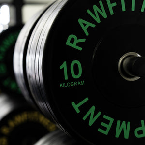Bumper Plate Pack 100kg — Premium Black Rubber Olympic Plates