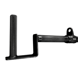 Neutral Lat Row Handle Revolving Black - 62cm