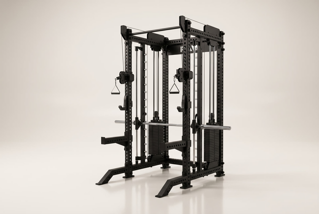 Atlas Pro - Half Cage with Cables and Smith Machine
