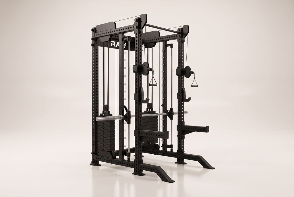 Atlas Pro - Half Cage with Cables and Smith Machine