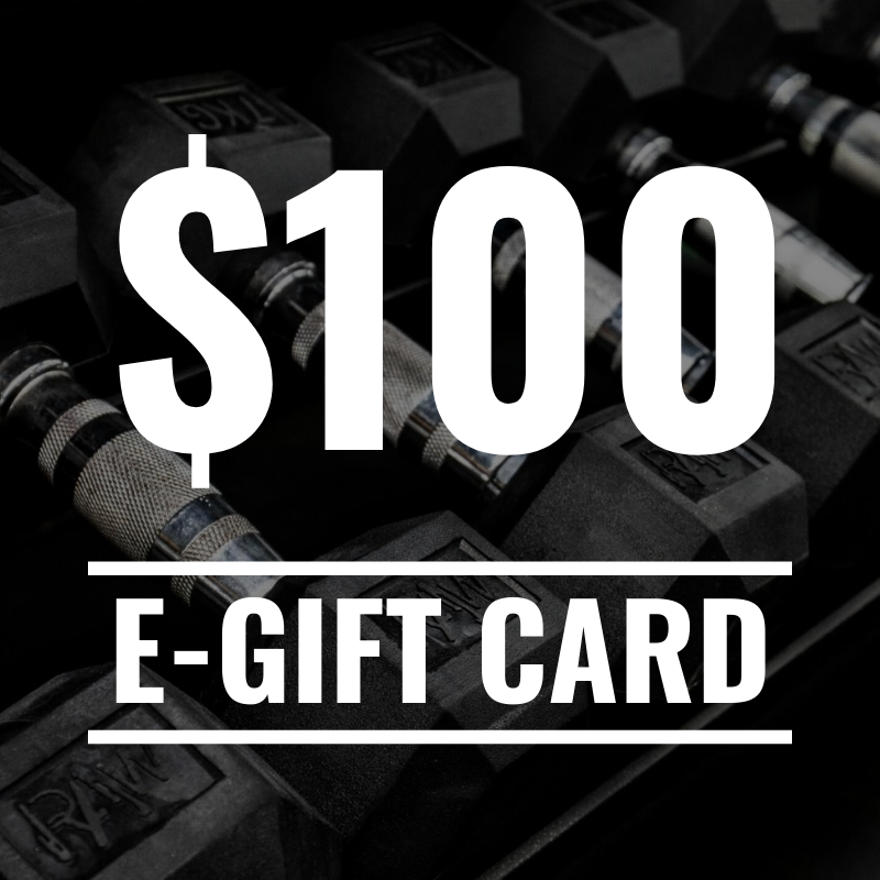 RAW Gift Card - $100 - RAW Fitness Equipment