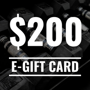 RAW Gift Card - $200 - RAW Fitness Equipment