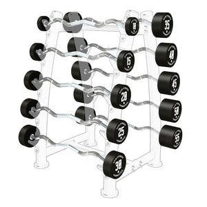 Fixed EZ CPU Barbell - 10KG - 55KG Pack - RAW Fitness Equipment