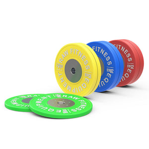 Bumper Plate Competition Premium Colour - 140KG Pack - RAW Fitness Equipment