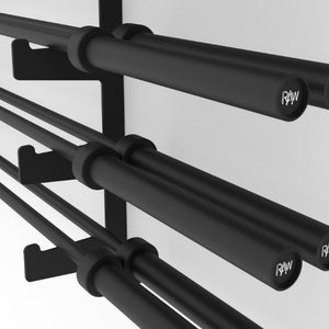 Barbell Holder 20 Bars - Wall Mounted - RAW Fitness Equipment