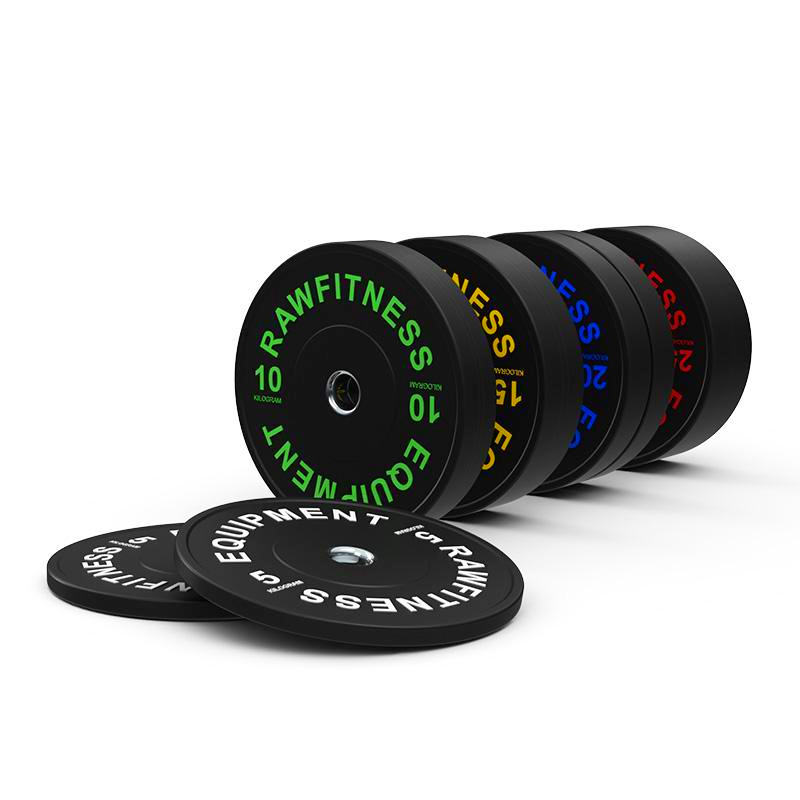 2020 Bumper Plate Premium Black - 150KG Pack - RAW Fitness Equipment