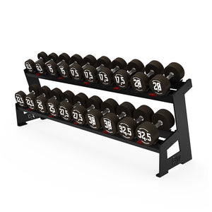 Dumbbell CPU Round 2-Tier Rack - RAW Fitness Equipment