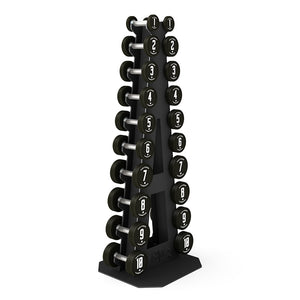 Dumbbell CPU Round Tree In Black - RAW Fitness Equipment