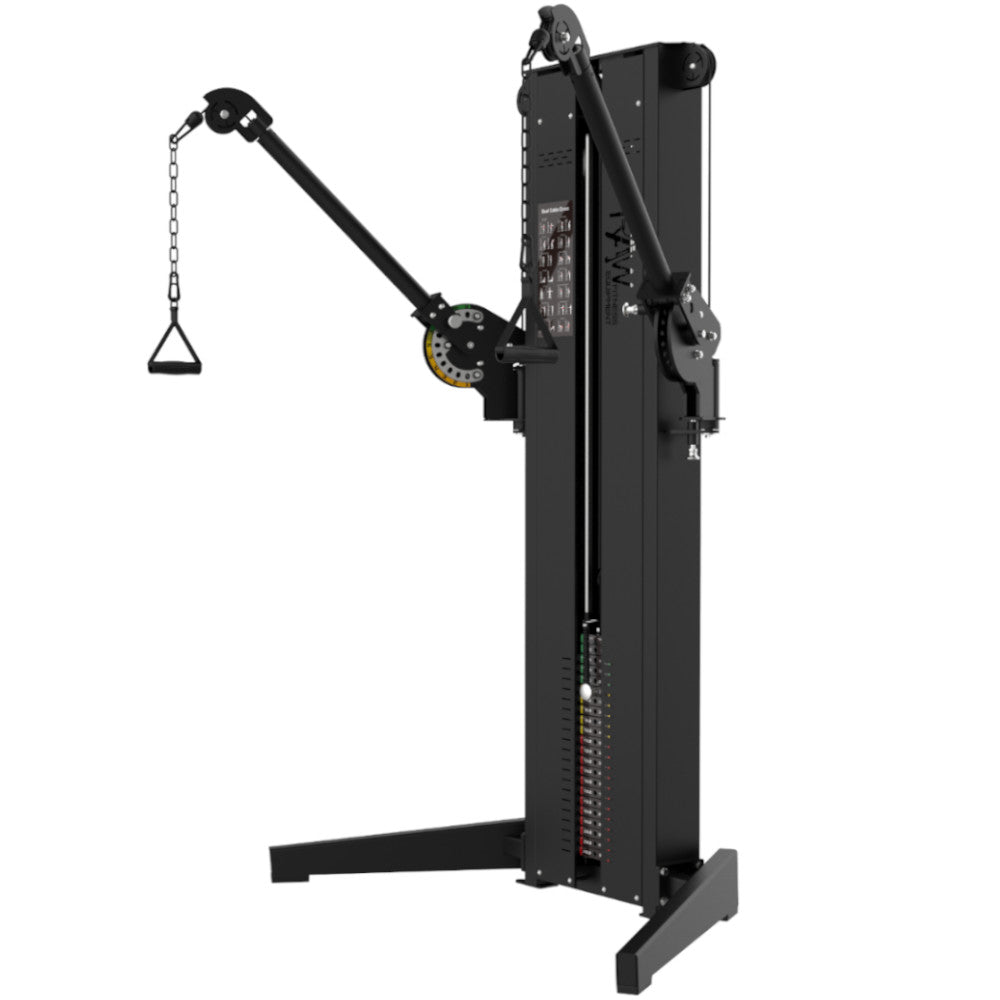 Dual Cable Crossover Single Stack Station - 100KG - RAW Fitness Equipment