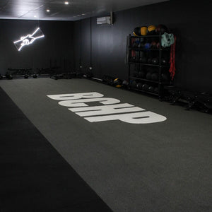 Custom Gym Sled Astro Turf At BCHP - RAW Fitness Equipment