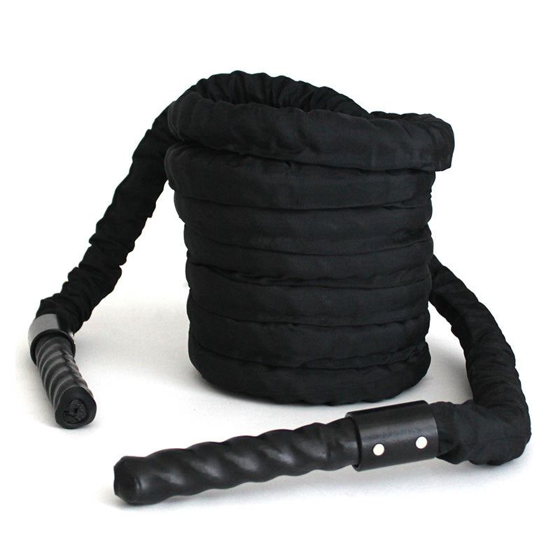 POWER / BATTLE ROPE 1.5 INCHES – PREMIUM BLACK - RAW Fitness