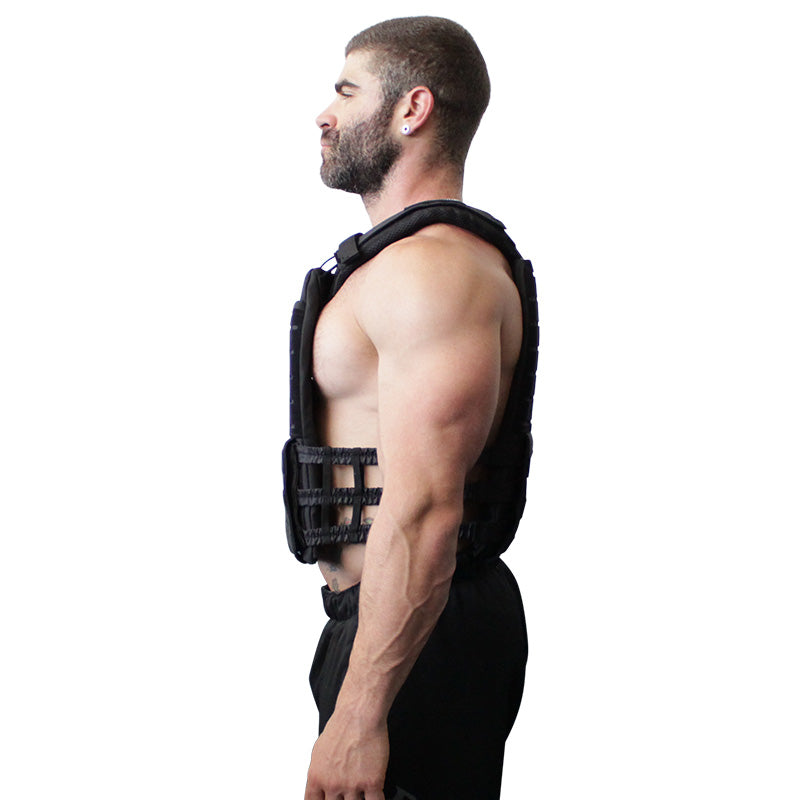 Black Weight Vest - Set - RAW Fitness Equipment