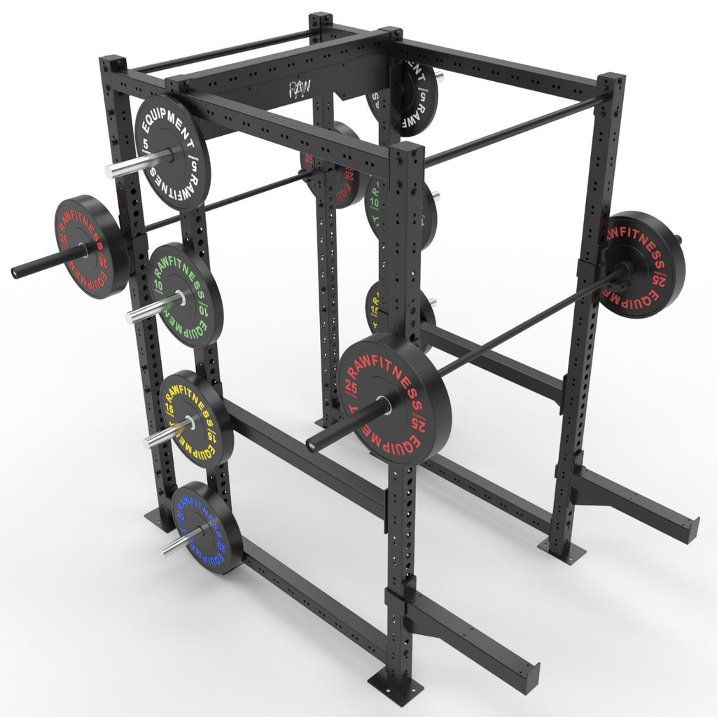 Titan Power Rack HD Commercial Full With Storage - RAW Fitness Equipment
