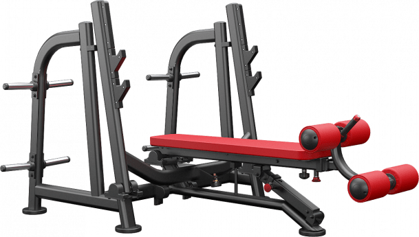 Atlantis Strength Olympic Flat  And Decline Bench Press With Pivot Model P339