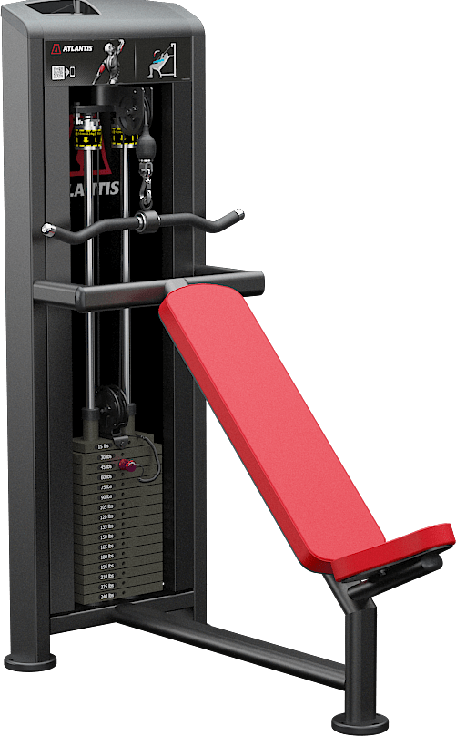 Atlantis Strength Incline Triceps Pushdown Machine Model T215
