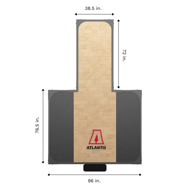 Atlantis Strength Platform With Hardwood Surface Model B7272